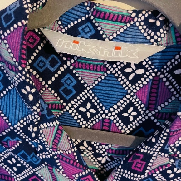 Vintage Nik Nik Retro Funky Short Sleeve Button Down Shirt Fresh Prince - Picture 2 of 8